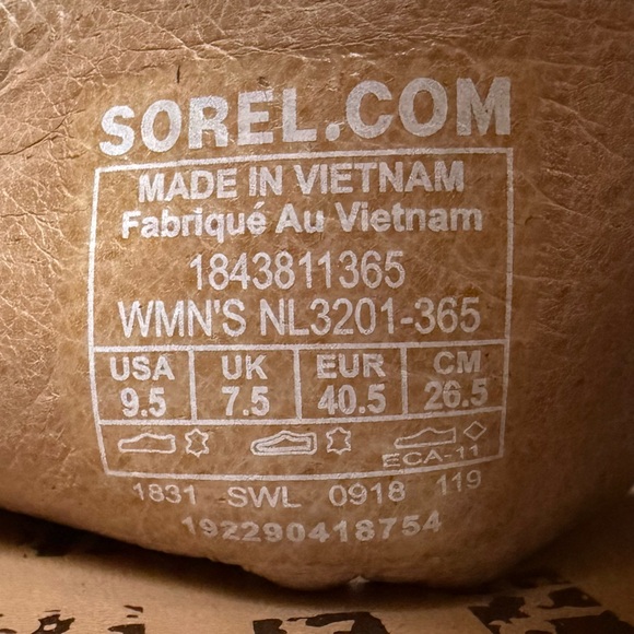 Sorel Ella III Sandal - Olive Green - size 9.5 - Picture 5 of 5